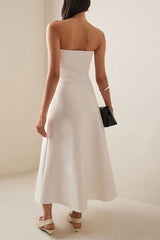 Sexy Ruched Strapless Strapless Dresses