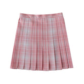 Blossom Pink JK vintage plaid uniform skirt