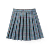 Blue Green JK vintage plaid uniform skirt