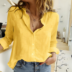 Amelia | Casual Women's Linen Blouse