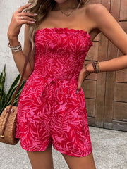 FLUER TUBE TOP ROMPER WITH POCKETS