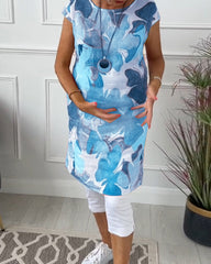 Elinaâ„?Colorful, relaxed, long floral top