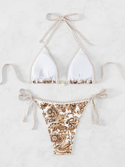Santorini Shores Triangle Bikini Set