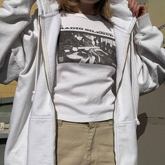 Pydshop 90S Vintage Classic Rock Graphic Slim T-Shirt Women Harajuku Summer O-Neck Short-Sleeve Femme Casual Fun Streetwear Y2k Crop Top