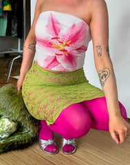 Pydshop Alexys Lace Strapless Top