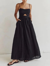 Sleeveless Elegant Cotton Dress