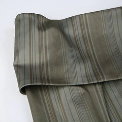 Pydshop 2024 Fashion Woman tops y2k style Vintage Stripe Green Off Shoulder Blouse