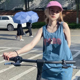 Pydshop American Retro Lazy Style Vest for Women Y2k E-Girl O-neck Sleeveless Tops Mujer 2024 Summer New Loose All-match Tank Top