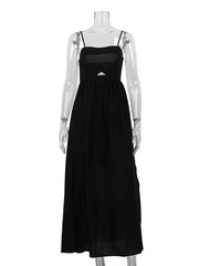 Sleeveless Elegant Cotton Dress