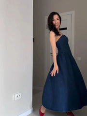 Backless Sleeveless Slim Long Dress