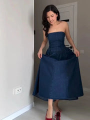 Backless Sleeveless Slim Long Dress