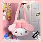 Adorable fluffy melody pink bag