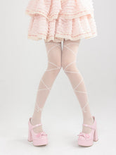Aesthetic ballet ribbon tights