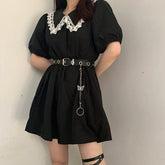 Alternative butterfly gothic chain belt