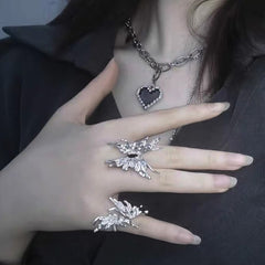 Alternative butterfly open ring