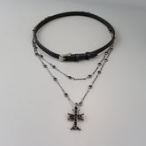 Alternative cross necklace