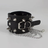 Alternative punk rivet chains bracelet