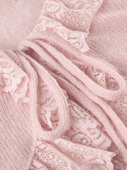 Aveline petal coquette cardigan