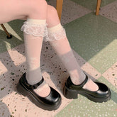 Balletcore flower lolita stockings