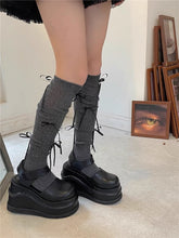 Balletcore ribbon bow stockings