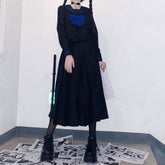 Black Blue JK sailor girl school uniform set