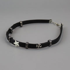 Black white star alternative choker