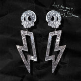 Darkness guardian lightning earrings