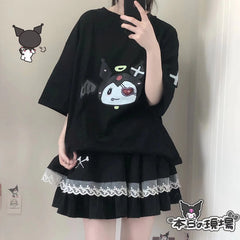 Evil kuromi kawaii t-shirt