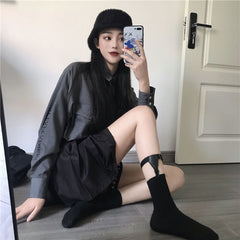Harajuku gothic stockings belt garter