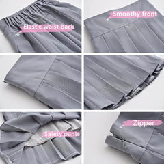 17 Colors smoothy elastic waist uniform skirt