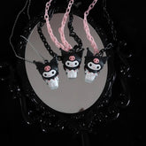 Kawaii core kuromi necklace