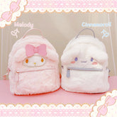Fluffy Cinnamoroll Melody mini backpack
