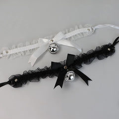 Lace bell necklace choker
