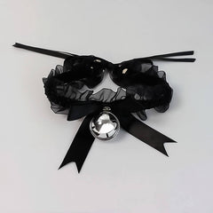 Lace bell necklace choker