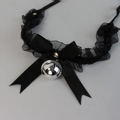 Lace bell necklace choker