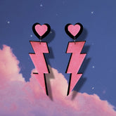 Love attack lightening earrings