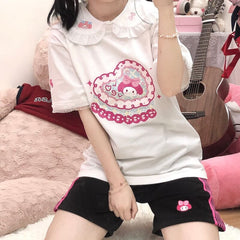 Kawaii lace doll melody t-shirt