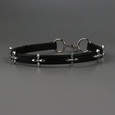 Punk cross choker