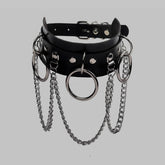 Punk rings choker