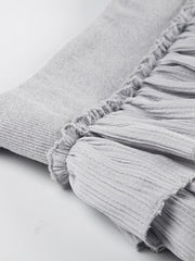 Ruffled layers mini skirt