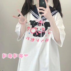 Collar + Top Kawaii baby kuromi top