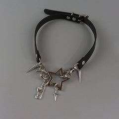 Stars punk choker
