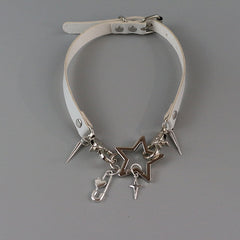 Stars punk choker