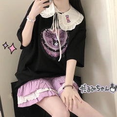 Collar + Top Kuromi cake top