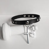 Vintage cross choker