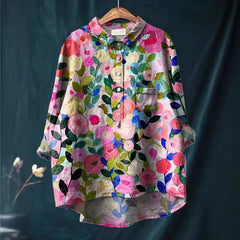 MARIAâ„?- BLOUSE WITH FLORAL PRINT