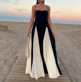 Elegant Black White Fashion Dress
