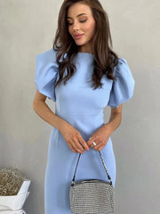 Elegant Bodycon Midi Dress