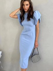 Elegant Bodycon Midi Dress