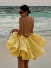 Elegant Pleated Mini Dress